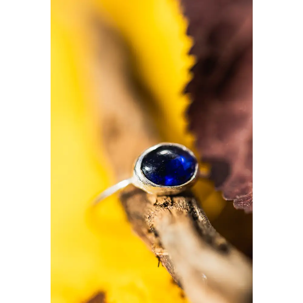 Anillo Zafiro Plata de ley 925